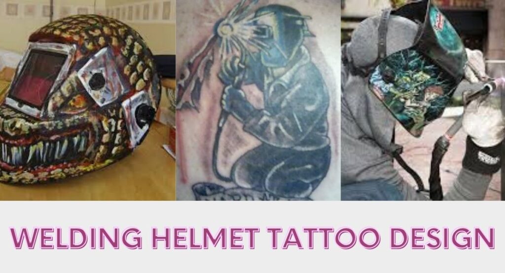 Tattoo design Welding Helmet