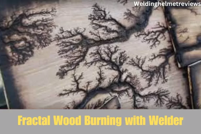 fractal wood burning with welder