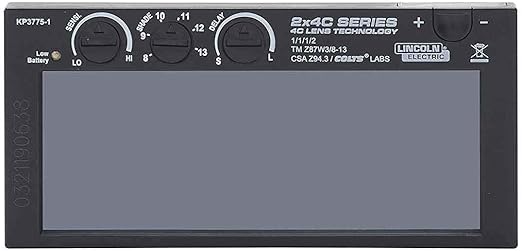 LINCOLN ELECTRIC 2x4 C-Series Auto-Darkening Welding Lens Variable Shade 8-13