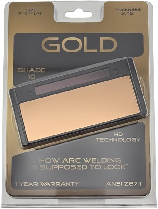 TrueArc Gold Auto-Darkening Welding Lens True Color Gold Filter