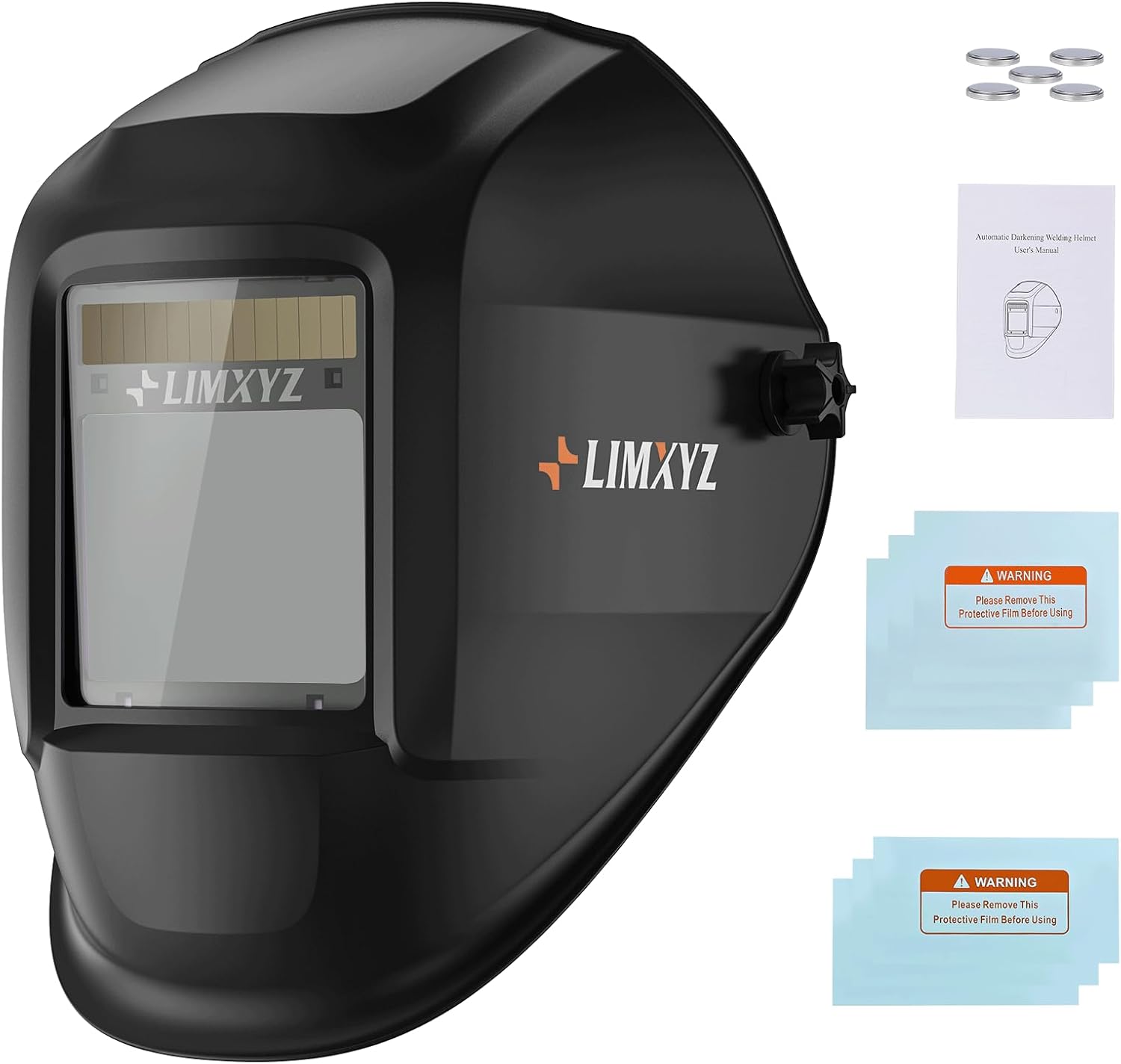 LIMXYZ Welding Helmet Auto Darkening Large Viewing