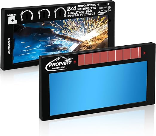 2×4.25 Auto Darkening Welding Lens True Color Shade 5-13