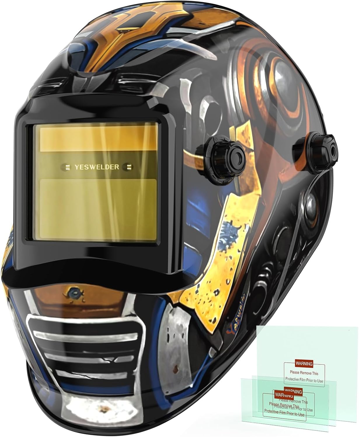 YESWELDER Auto Darkening Welding Helmet Blue Light Blocking