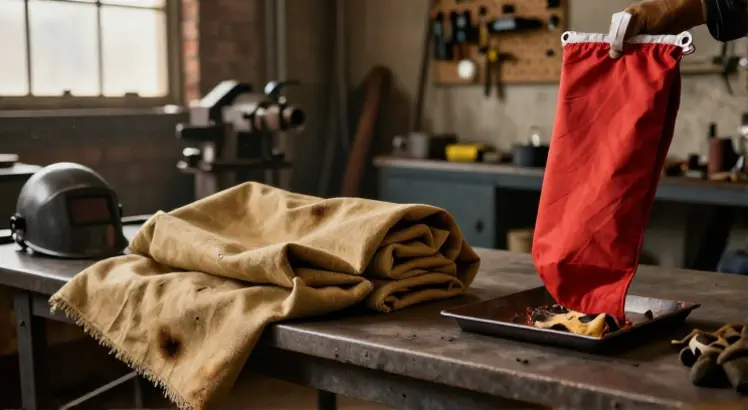 welding blanket vs fire blanket