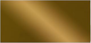 Gold Welding Lens – Small 2″ × 4.25″ Premium Schott German Glass