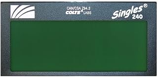 ArcOne S240-11 Horizontal Single Auto-Darkening Filter for Welding, 2 x 4.25 x .2", Shade 11