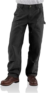 Carhartt Men's Loose Straight Washed Duck Double-Front Dungaree