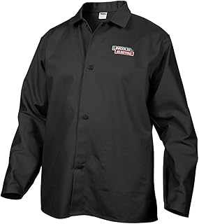 Lincoln Electric Black Flame-Resistant Cloth Welding Jacket