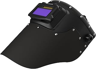 SHINE Leather Auto Darkening Welding Helmet