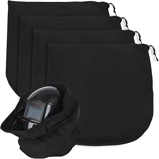 4 Pcs Welding Helmet Bag with Drawstring Locking