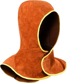 Welding Hood Leather Welder Cap with Neck Shoulder Drape