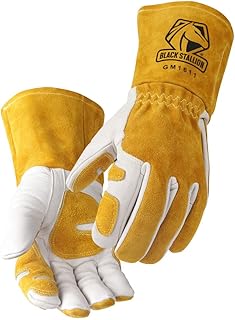 Black Stallion Top Grain Leather Cowhide MIG Welding Gloves