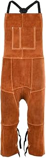 QeeLink Leather Welding Apron Split Leg Chaps