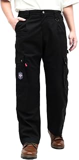 BOCOMAL FR Cargo Pants for Men Midweight 9 Pockets Fire Resistant