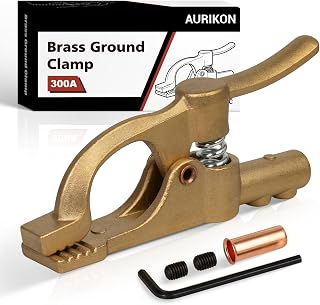 AURIKON 300 Amp Brass Welding Ground Clamp