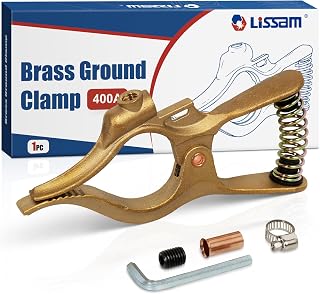 LISSAM 400 Amp Brass Welding Ground Clamp