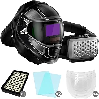 ANDELI Welding Helmet with Respirator PAPR Filtration