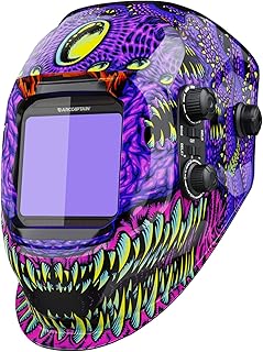 ARCCAPTAIN Auto Darkening Welding Helmet Large Viewing Screen