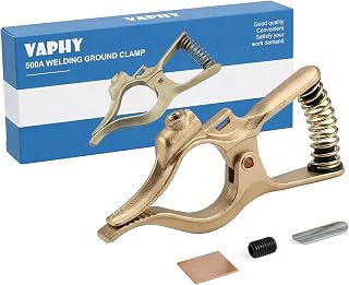 Vaphy 500-Amp T-Style Welding Ground Clamp
