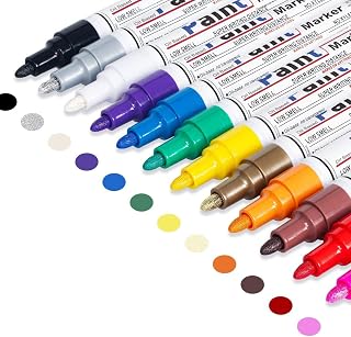 Oil Based Paint Pen, Permanent Paint Marker Set of 12
