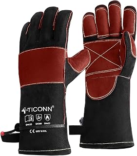 TICONN 16-Inch Leather Welding Gloves