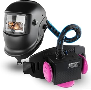 Owenri Auto Darkening Welding Helmet with Air Fed PAPR System