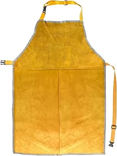 QWORK Leather Welding Work Apron