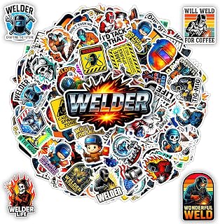 BETANAS 100pcs Welder Welding Stickers