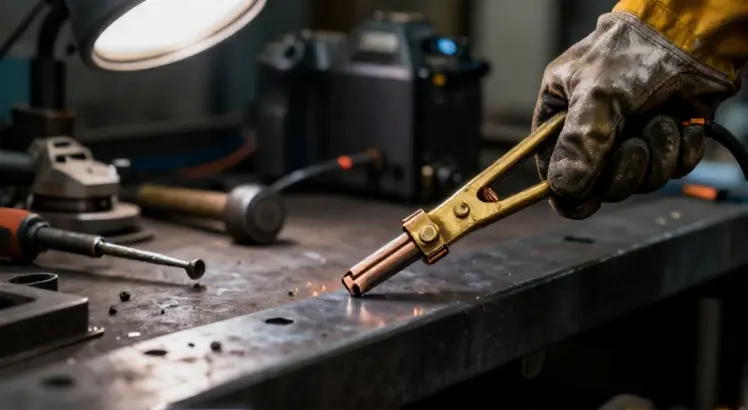 How to use a welding ground clamp