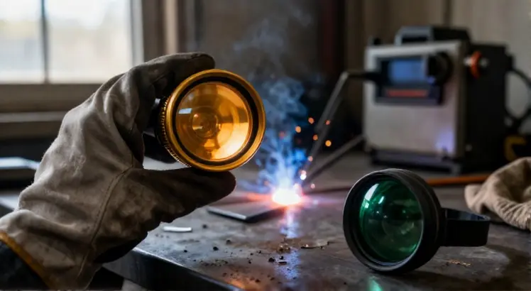 Are gold welding lenses better