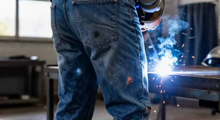 are jeans good for welding