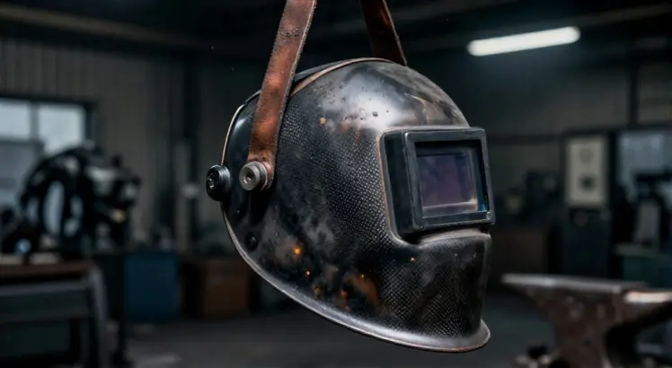 How heavy is a welding helmet