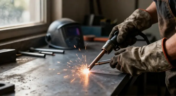 how to use a spot welder