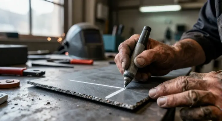 What marker do welders use
