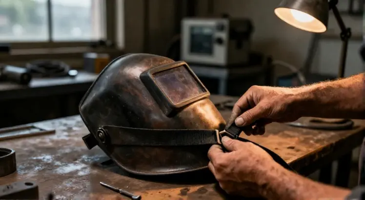 Pancake Welding Hood Strap Replacement